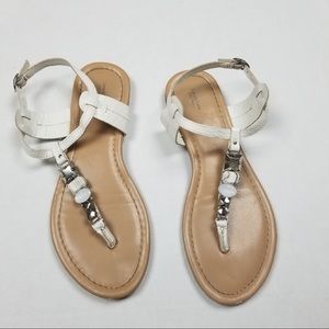 Simply Vera Vera Wang White Thong Sandal